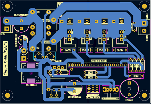 ESC PCB alt katman
