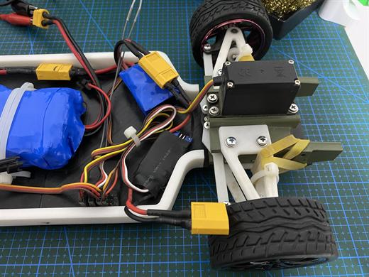 RC car elektronik yerleşim